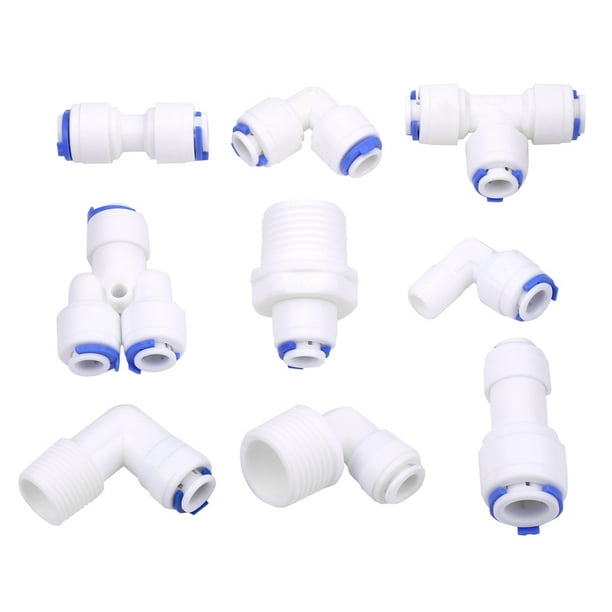 1/4" OD push fit X 1/2" BSP Femelle Tuyau Raccord Américain Réfrigérateur RO Unité Aquarium 1/4" OD push fit X 1/2" BSP Femelle Tuyau Raccord Américain Réfrigérateur RO Unité Aquarium